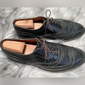 Allen Edmonds McTavish Black Wingtip Oxford Dress shoe.  Size 10D